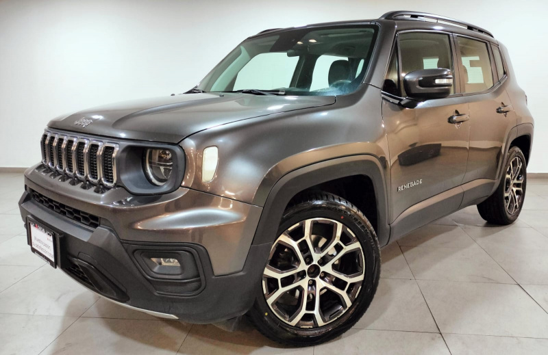 Jeep Renegade  5 pts. Latitude, 1.3T, TA, a/ac. Aut., piel, RA-18 (cambio de línea) 2023